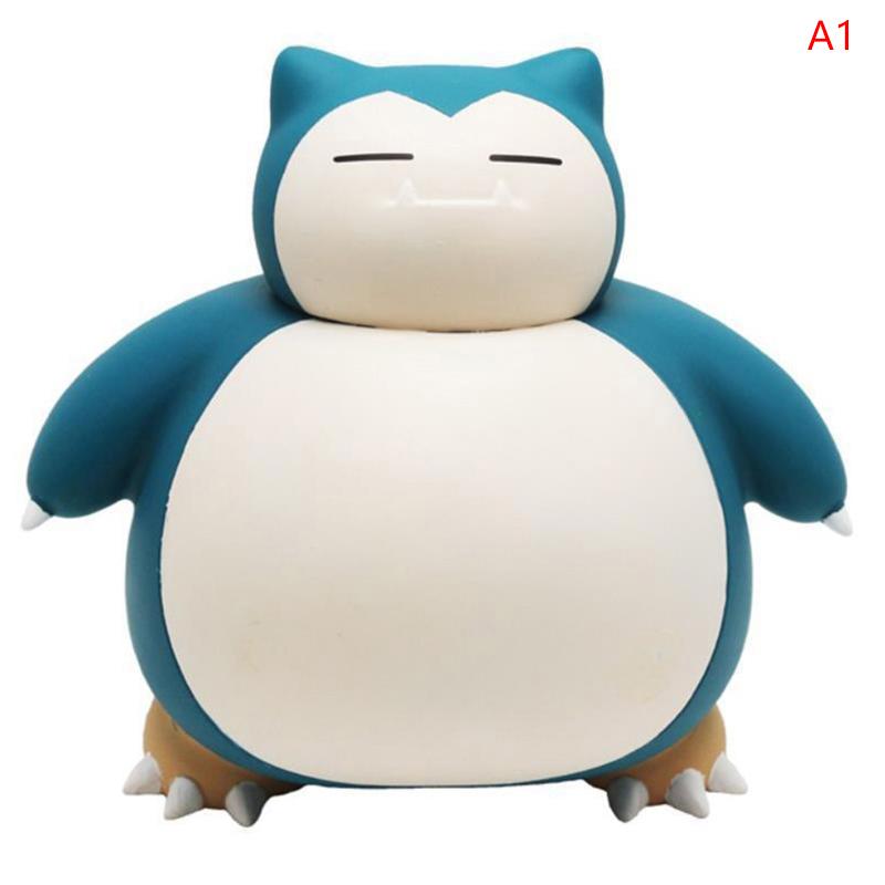 Pokemon Snorlax Spardose 2 Posen Figur stehend sitzend Sparschwein Spartopf