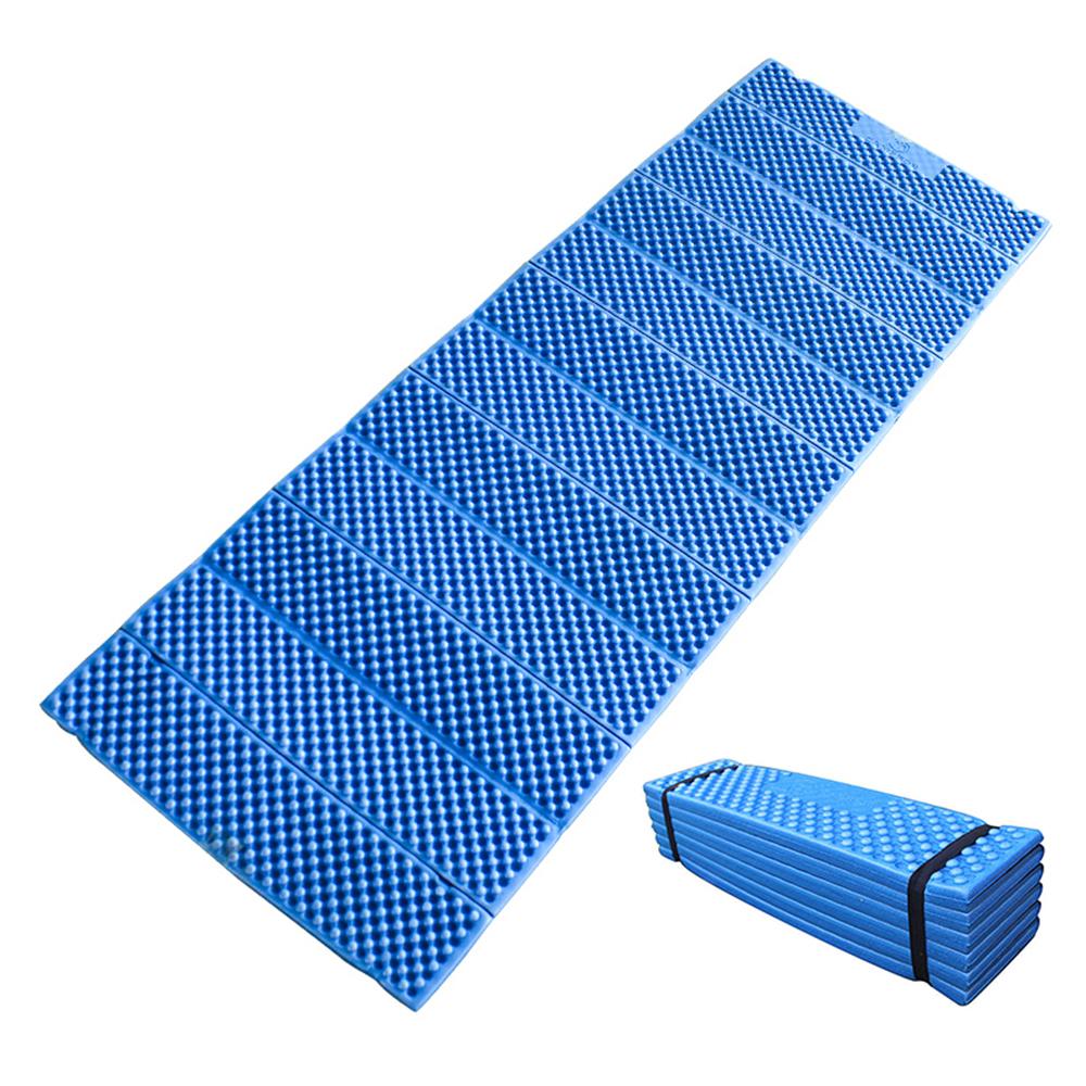Camping-Matte, ultraleicht, Schaumstoff, Camping-Matte, Sitz, zusammenklappbar, Strandmatte, Picknick-Matte, Isomatte, Outdoor-Matratze blau