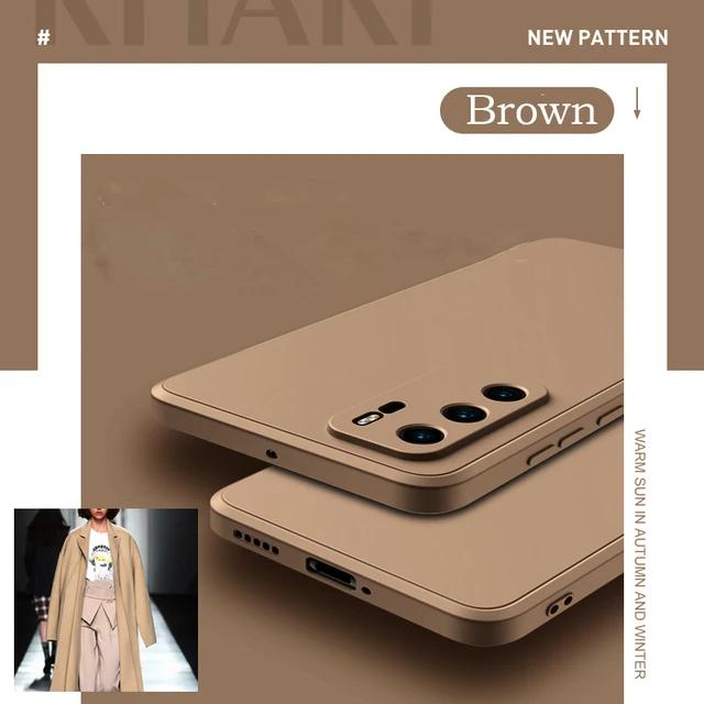 Flüssigsilikon-Kameraobjektiv-Schutzhülle für Xiaomi Mi 14 13 13T 12 12S 12X 11 Lite 11T Pro, stoßfeste Telefonabdeckung für XIAOMI Mi 11 12 13 14 Ultra Xiaomi 12 / 12X / 12S braun