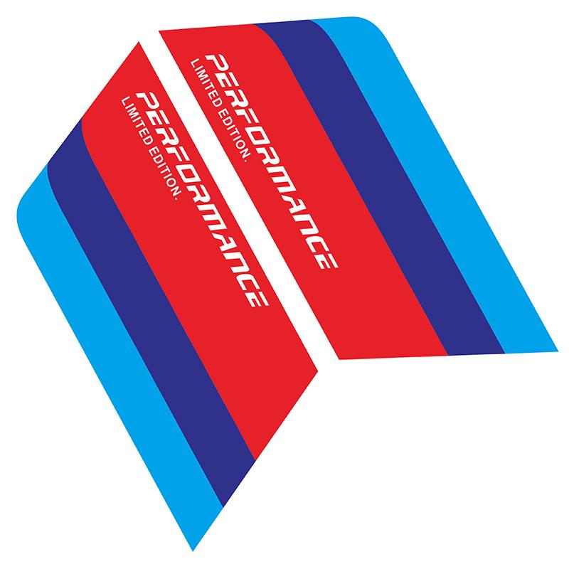 2 Stück Autoaufkleber Performance Limited Edition Kotflügel Auto Dekorativer Aufkleber für BMWs M3 M5 M6 X1 X3 X5 E34 E39 E36 E60 E90 E46 2pcs