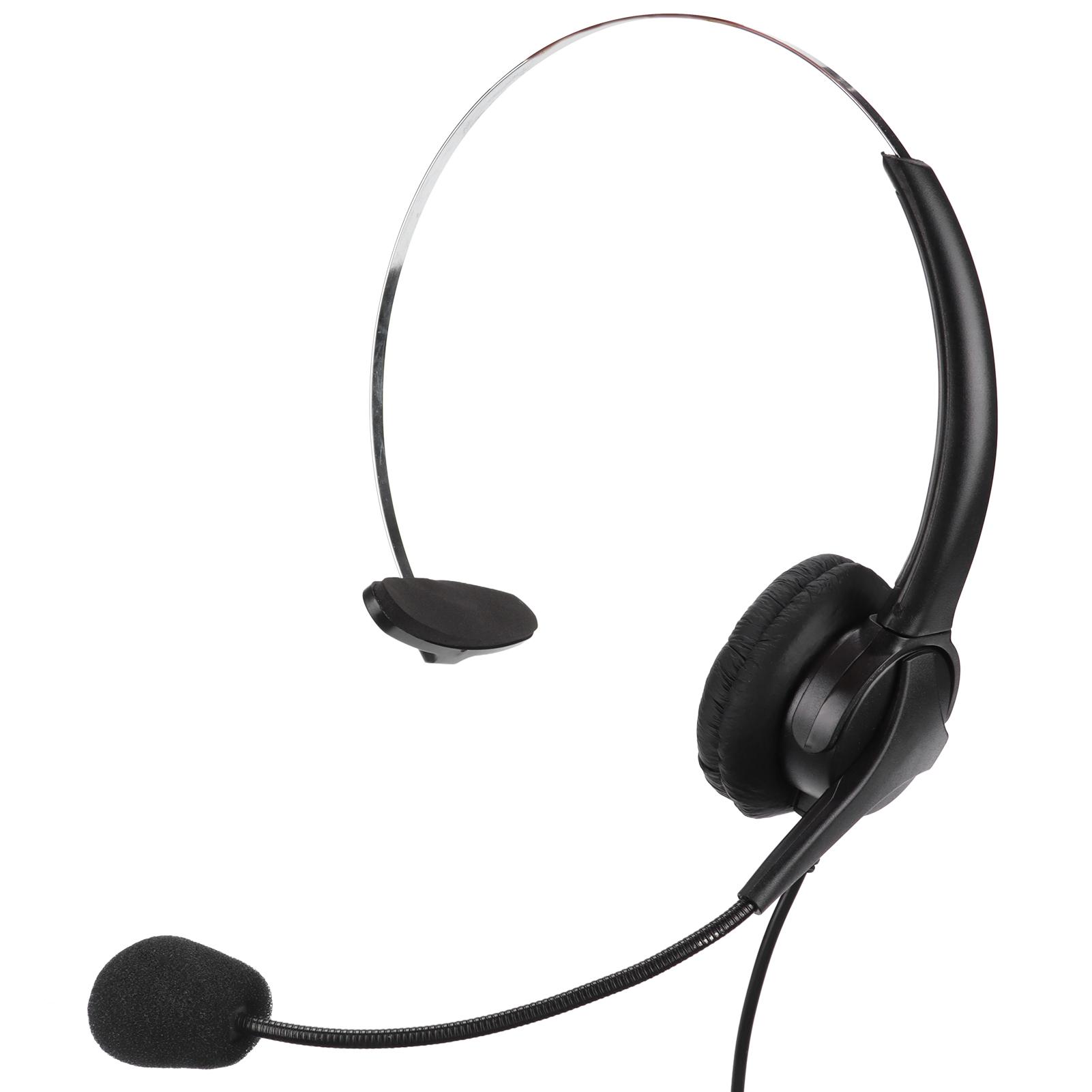 RJ9 Telefon-Headset Callcenter-Headset Geräuschunterdrückung Kabelgebundenes Professionelles Mono-Headset mit