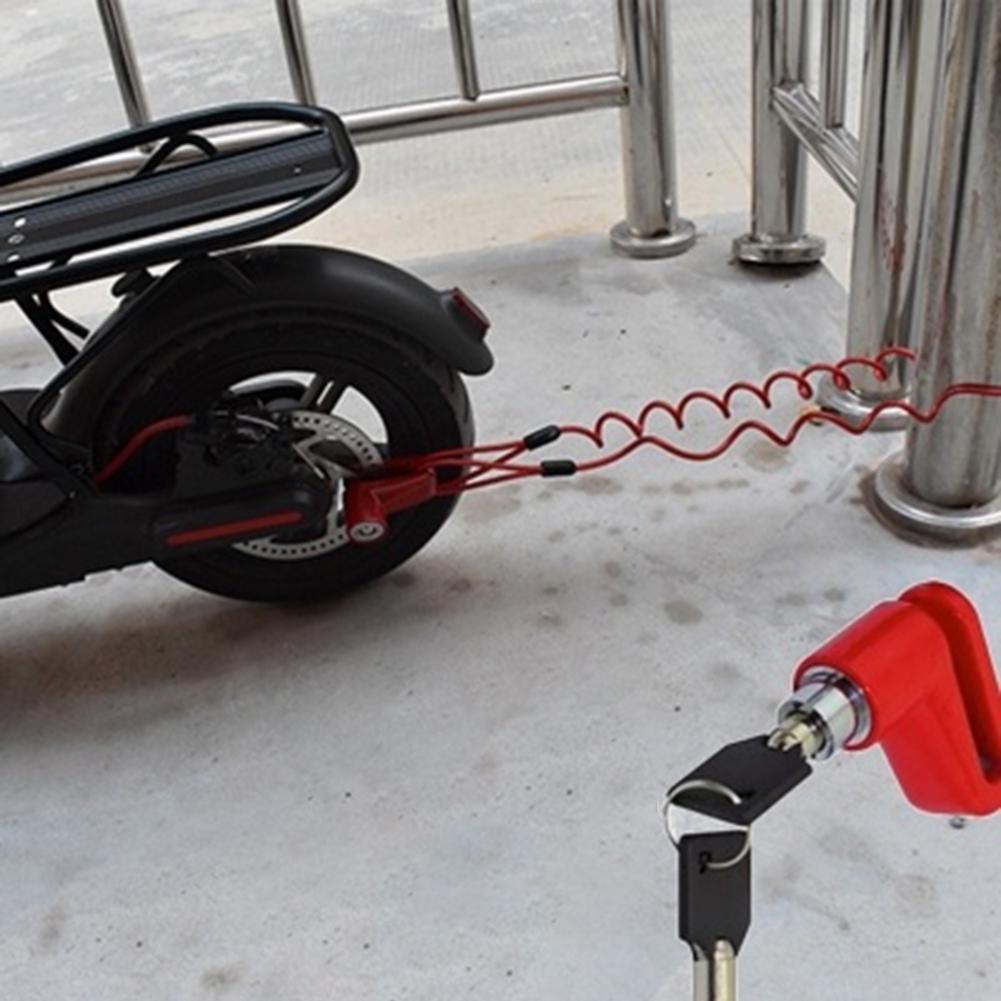 Super Wind Anti-Diebstahl-Fahrrad-Scheibenbremsen-Schloss mit Draht für Xiaomi M365 Elektroroller