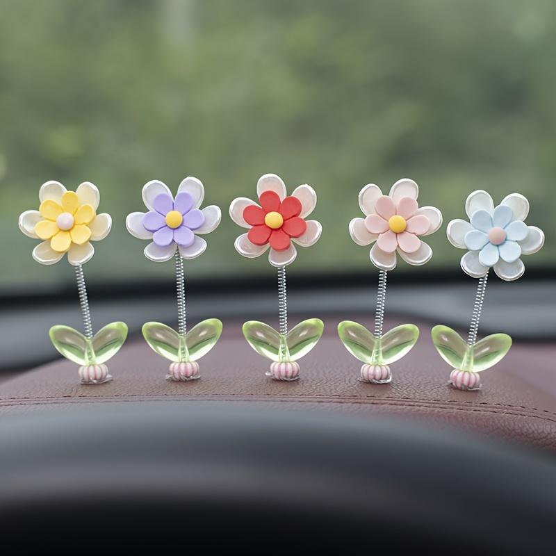 Gänseblümchen Blume Auto Mittelkonsolen Dekoration Haus Kreativ Niedliche Blumen Dekoration