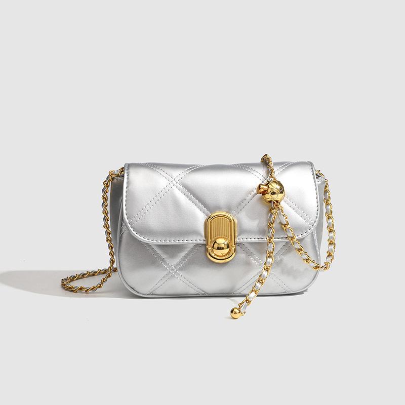 Kleine Tasche für Damen Sommer Handy-Tasche Ein Schulter Kleine Quadratische Tasche Pendeln Kleine Tasche Vielseitige Umhängetasche Damentasche