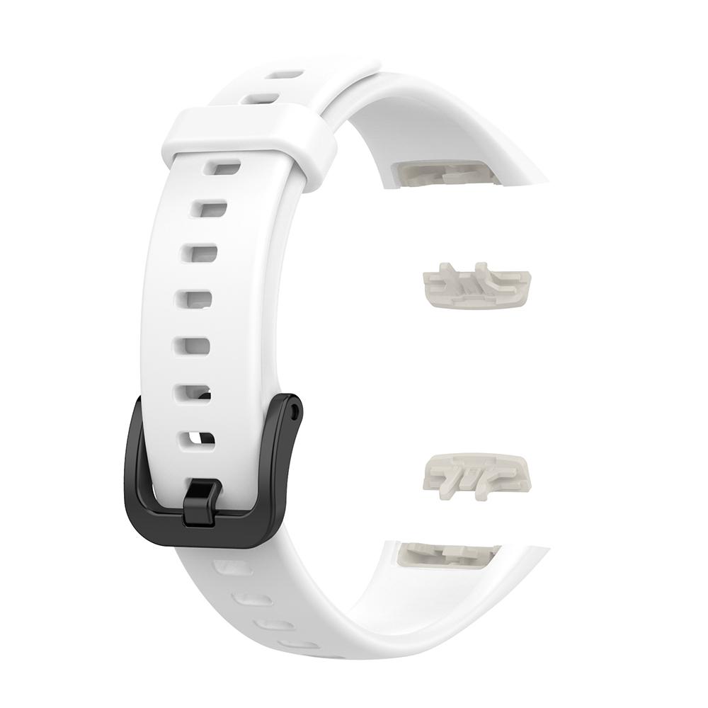 Silikon-Handgelenkband für Huawei Honor Band 7/Honor Band 6, Smart-Armband, Armband, Armband für Huawei Band 6 weiß