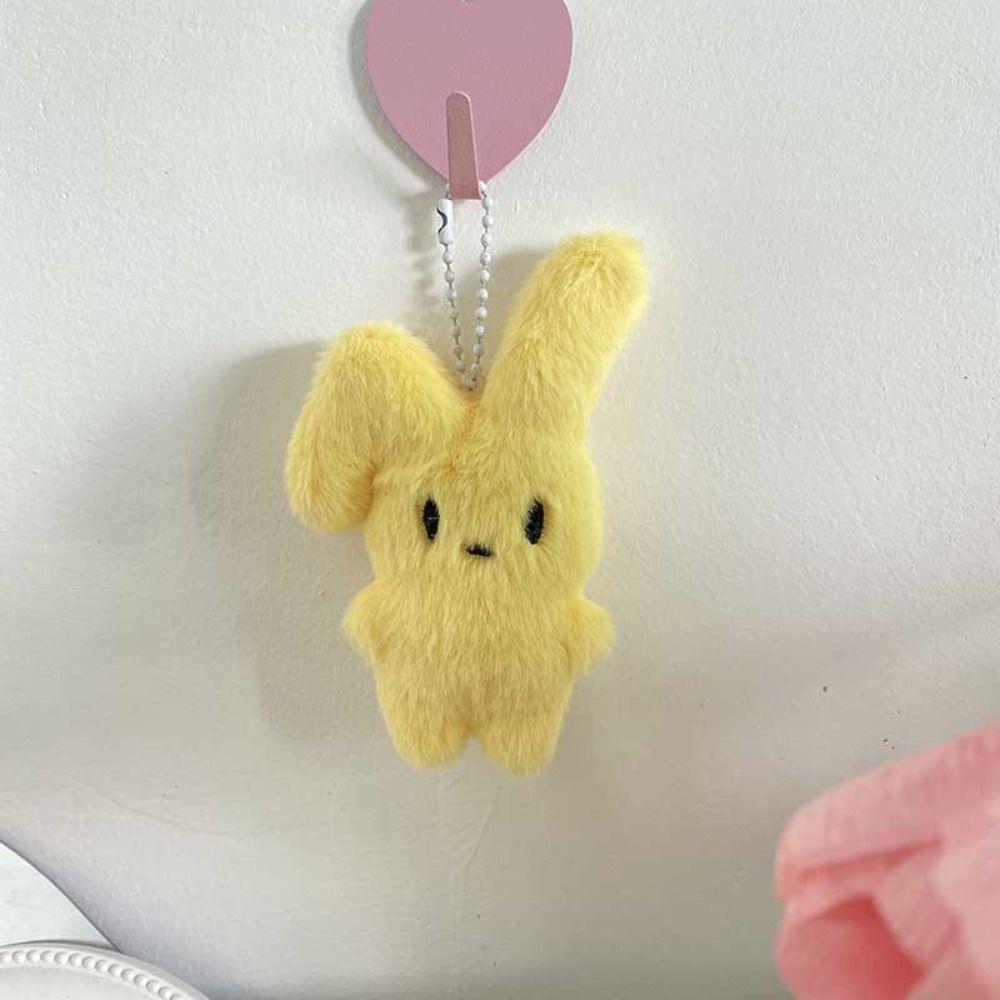 Kaninchen Plüschtier Schlüsselanhänger Flauschig Süßling Rosa Cartoon Schlüsselanhänger Stofftier Dekoration Paar Schlüsselanhänger