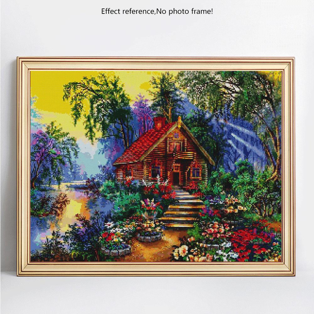 Diamant-Stickerei Verkauf Landschaft 5D DIY Diamant Malerei Diamant Mosaik volle Runde Strass 20X30