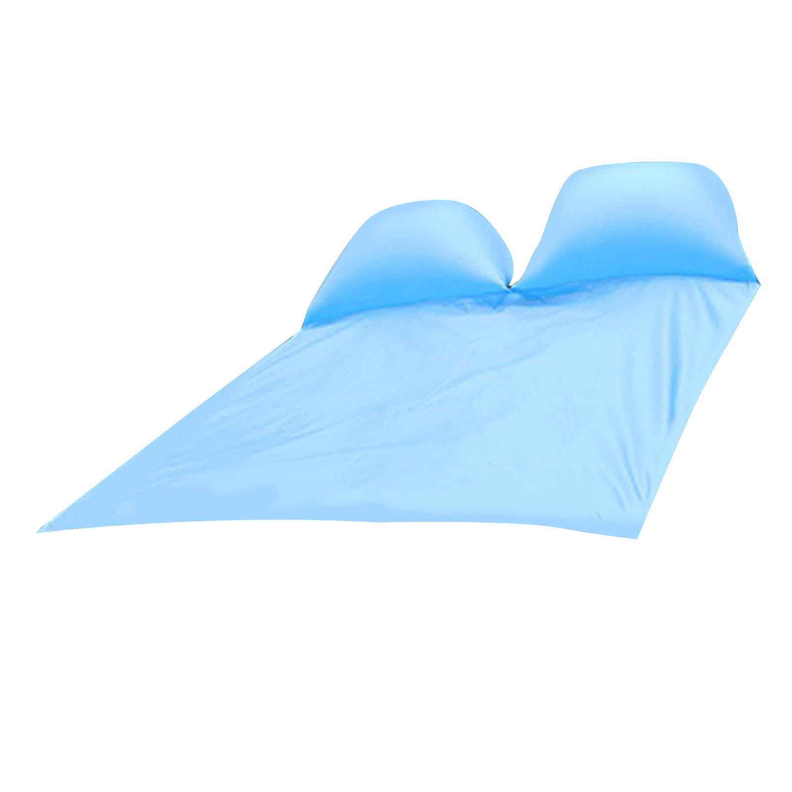 Picknickmatte mit aufblasbarem Kissen Picknickdecke Unterlage mit wasserdichtem Kissen Heringe Aufbewahrungstasche für