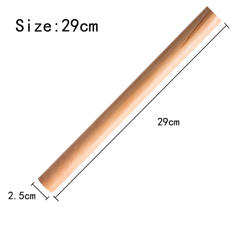 Natürliche Holz Kochen Werkzeuge Kuchen Dekoration Rollen Teig Roller Küche Zubehör Holz Nudelholz Tragbare 29cm