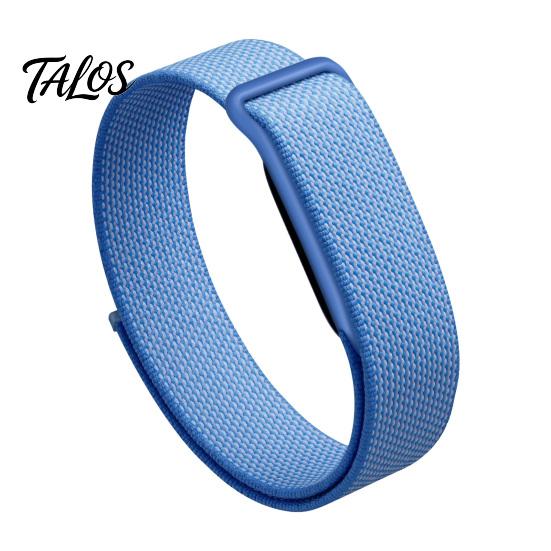 Talos Armband für Google Fitbit Air, Atmungsaktives Ersatz-Sportarmband, Verstellbares Anti-Schweiß-Gewebe-Armband Fitness-Tracker I gray