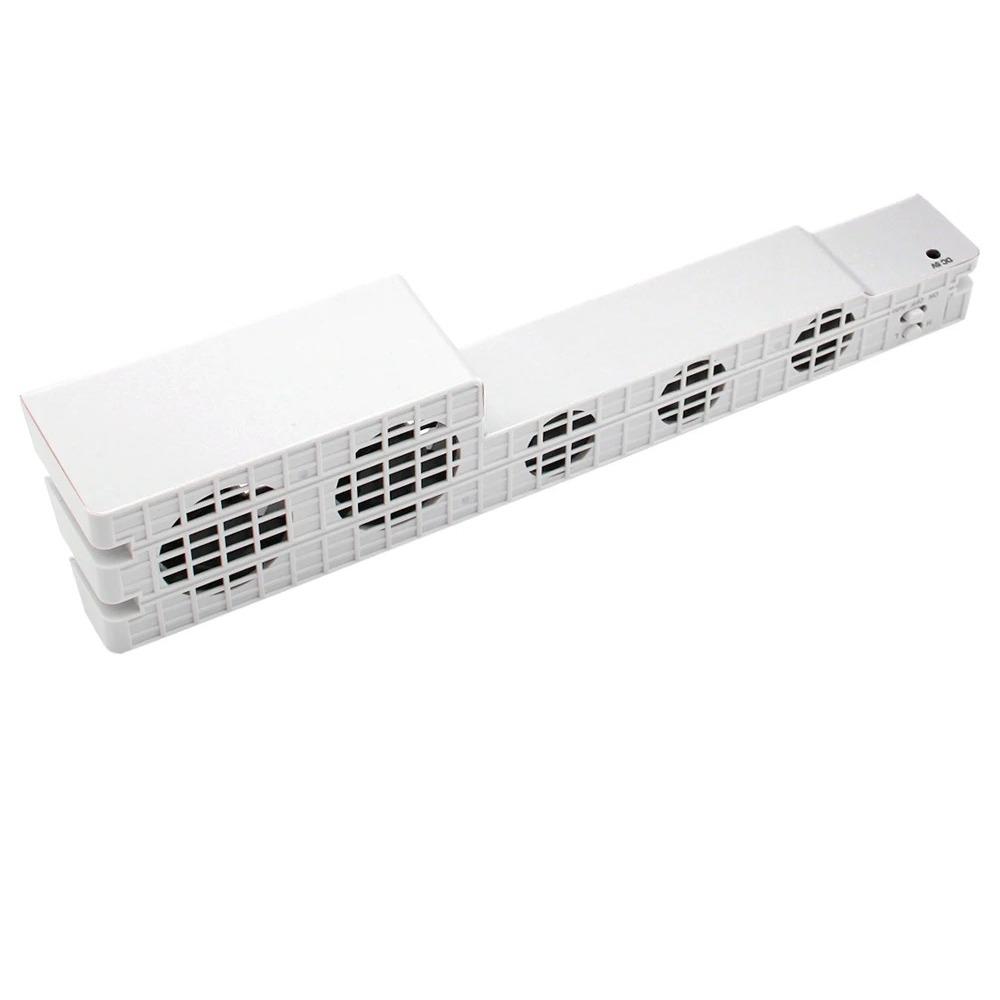 Lüfter für PS4 PRO, externer USB-Kühler mit 5 Lüftern, Turbo-Temperaturregelung, Lüfter für die Spielekonsole Sony Playstation4 Pro 29.3*5.3*5cm