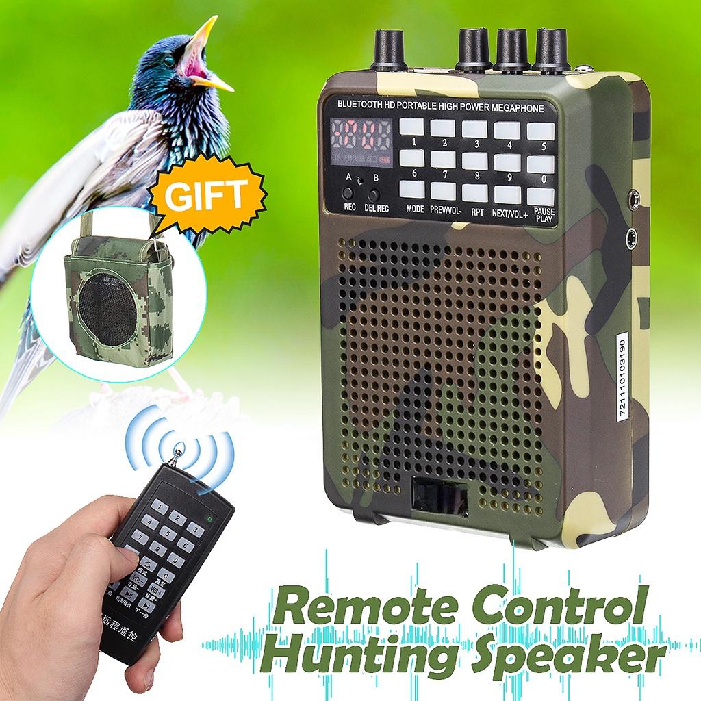 58 W elektronischer Vogelrufer, Jagdattrappe, MP3-Lautsprecher, Fernbedienung, tragbarer kabelloser Jagd-Player