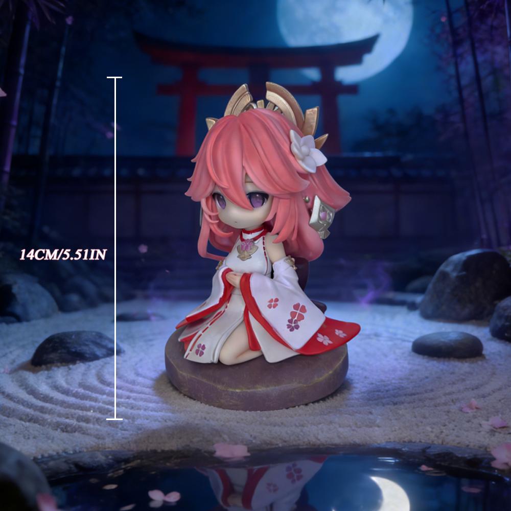 1 Stück Rosa Fuchs Anime Figur Entzückende Heim- und Bürodekoration Ausstellungsstück Perfektes Geschenk für Valentinstag Ostern. Perfektes Geschenk
