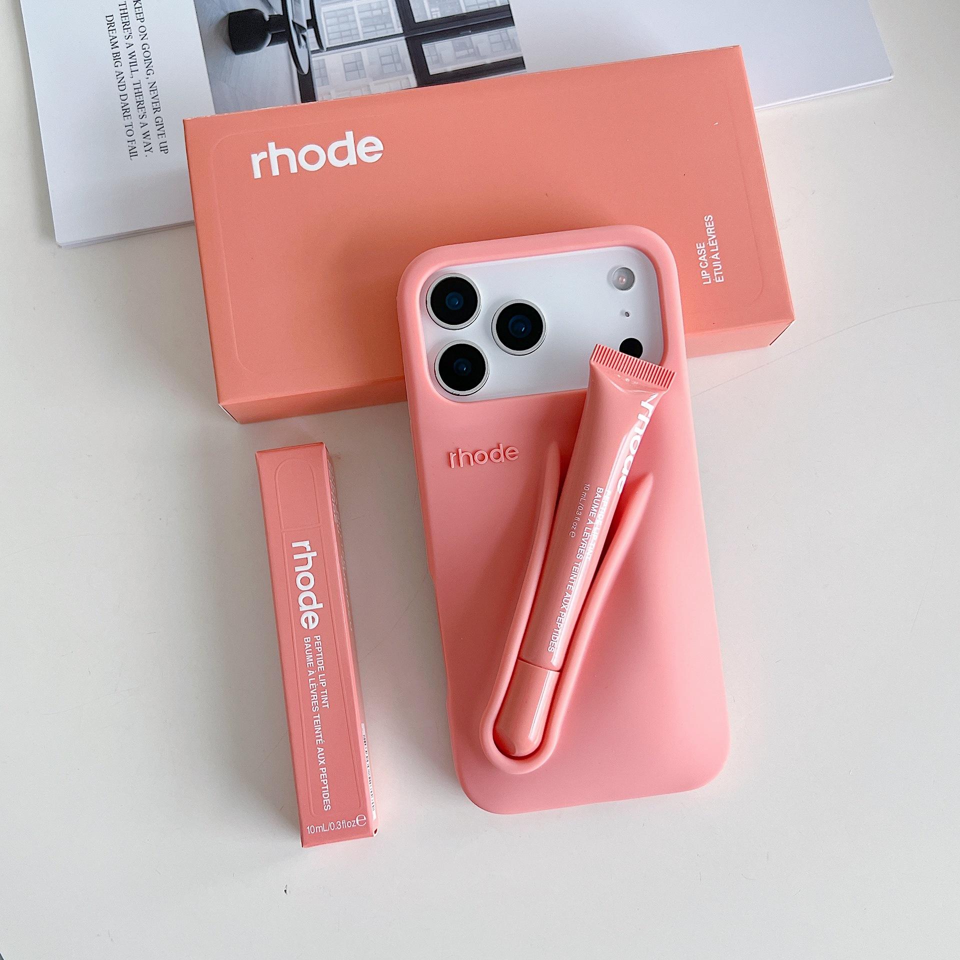 Lippenstift-inspirierte Handyhülle für Apple-Geräte Stoßfeste Weichhülle aus Silikon mit 3D-Design Tragen Sie Ihren Lippenstift 11pro max orange