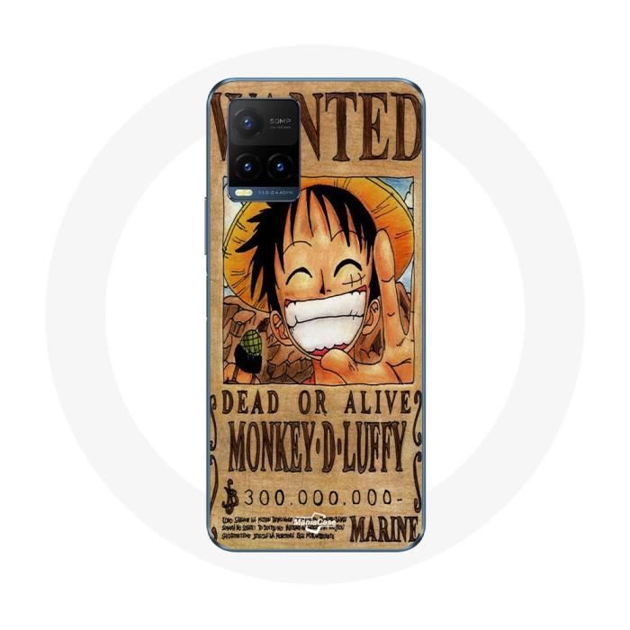 Coque pour Vivo Y21s 2021 / Y21 2021 One Piece Manga Luffy affiche de recherche