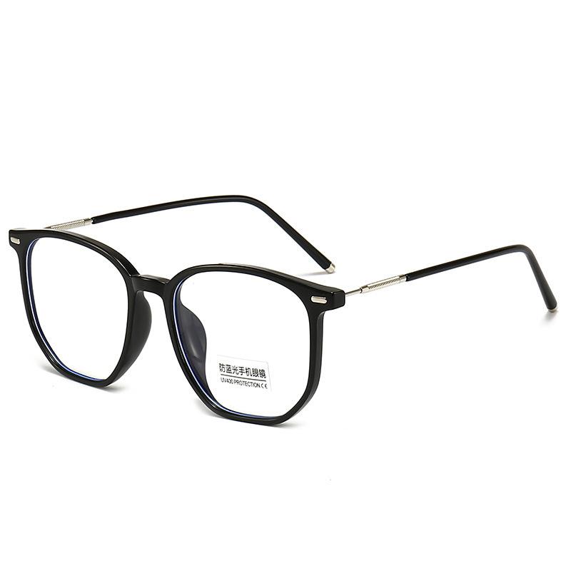 Modische Myopie-Brille Runde Brille für Herren Damen Quadratischer Metallrahmen Sonnenbrille Einfache Brille Kurzsichtigkeit Brillen 0 Bis -4,0 -1.5