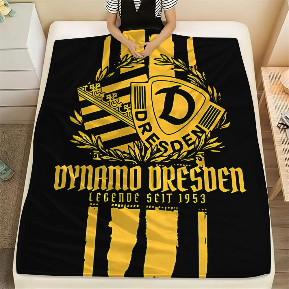 1 Stück SG Dynamo Dresden Druck Flanelldecke, Hohe Qualität für alle Jahreszeiten, Heimdekoration, Wärme und Komfort, Perfekt für Weihnachtsgeschenke 130cm x 150cm