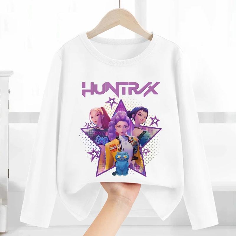 Cartoon Bedrucktes Mode Kinder T-Shirt Lässige Kinderbekleidung Mädchen Langarm T-Shirt Mädchen 110