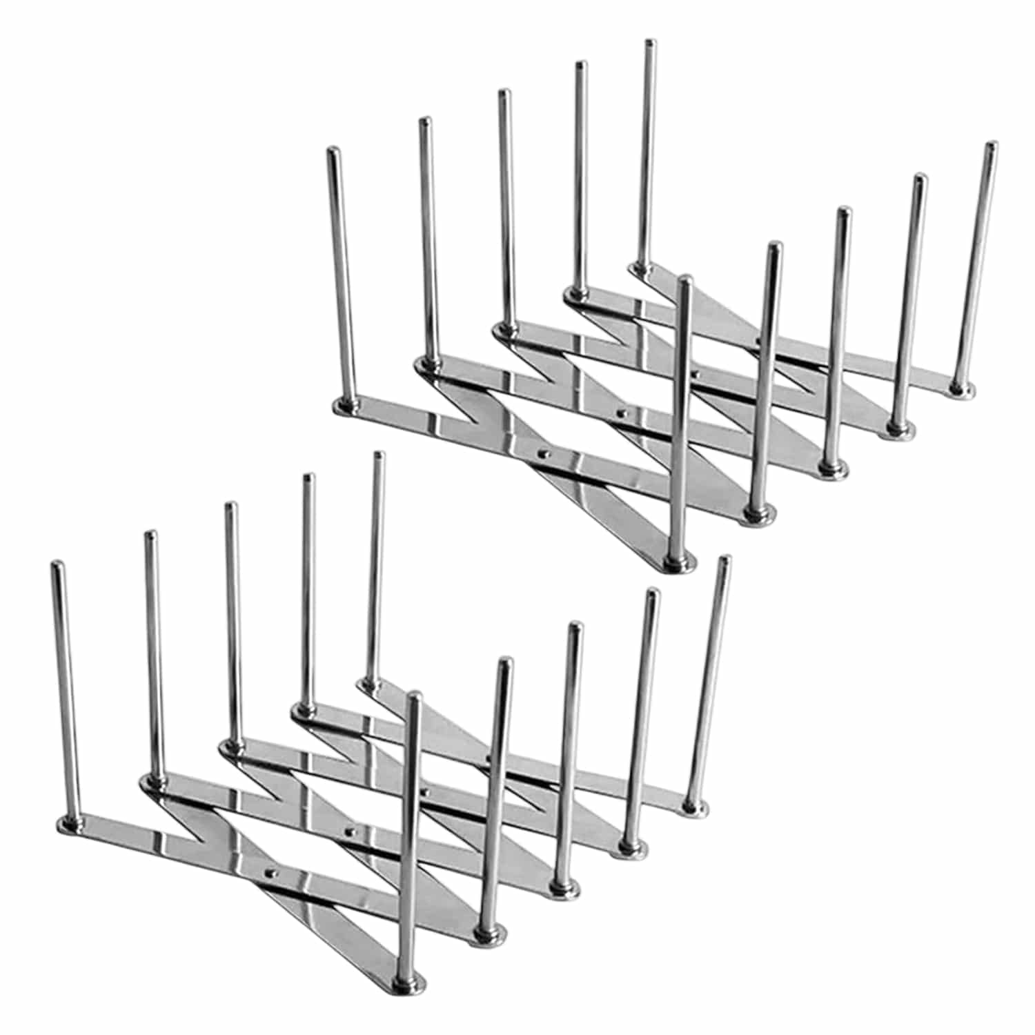 Leeseph Pfannendeckel-Organizer, Schranktür, Topf, Teller, Geschirr, Halter, wiederverwendbare Behälter, Regal für Serviertabletts, Teller