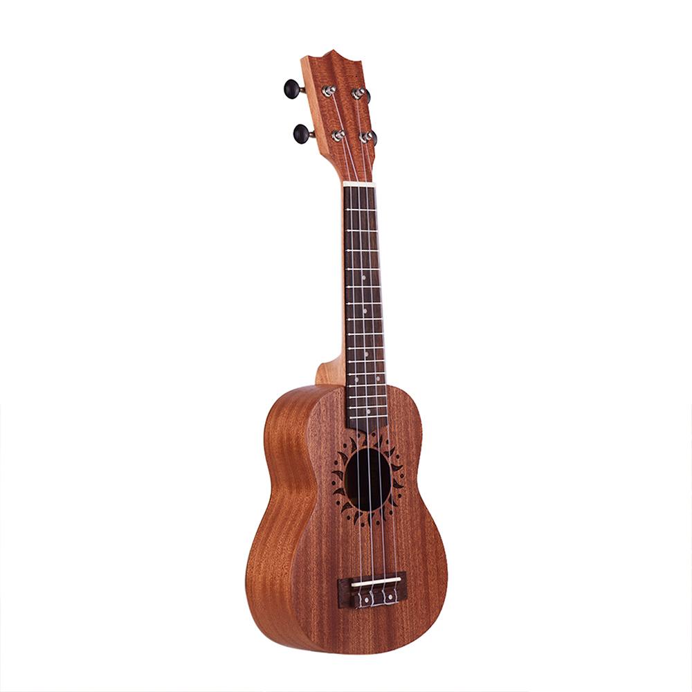 21-Zoll-Akustik-Ukulele aus Holz, Ukulele, Uke, Sapele-Holz