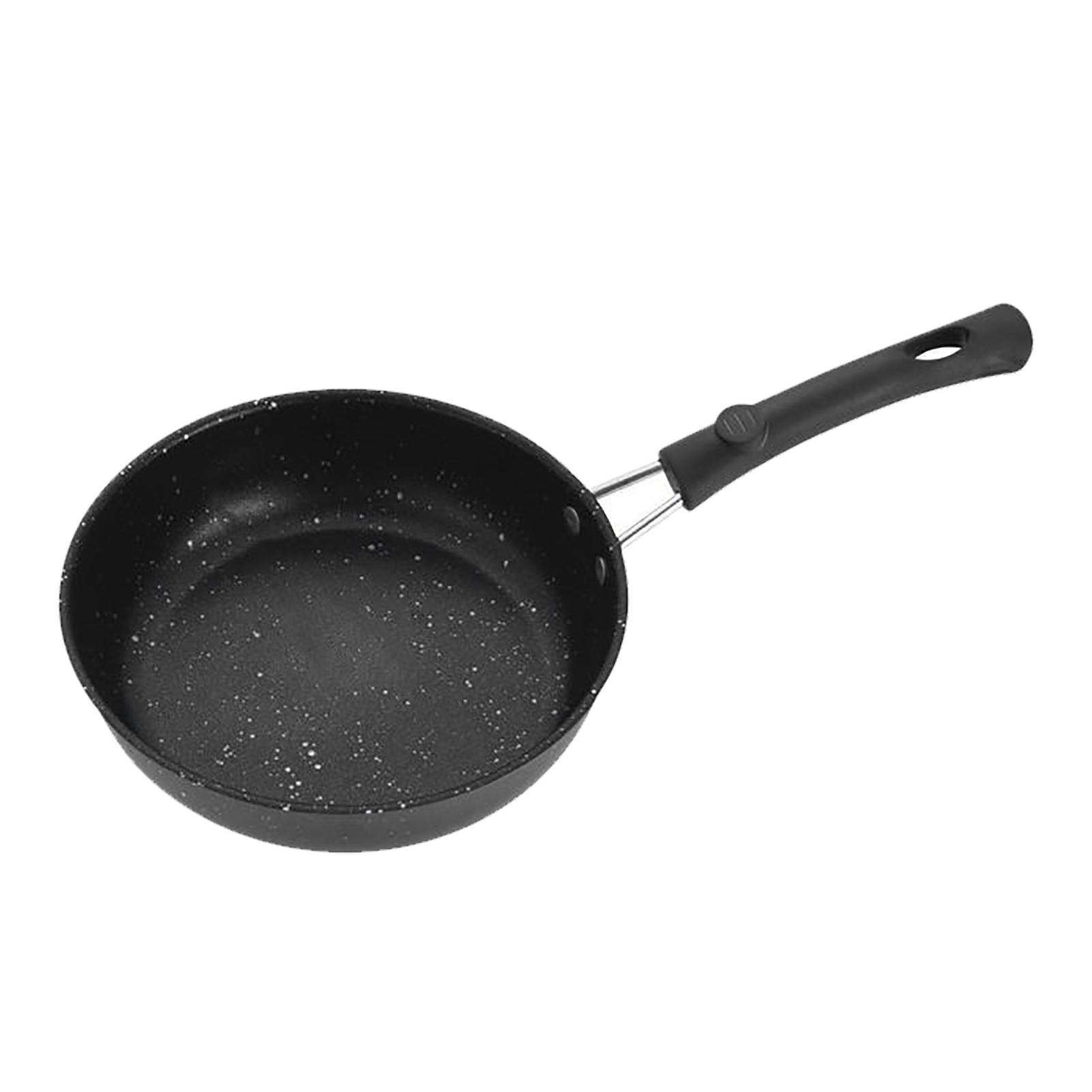 Bratpfanne, multifunktionale Antihaft-Omelettpfanne aus Maifan-Stein, leicht zu reinigen, für den Haushalt, Steak 16cm/6.3in