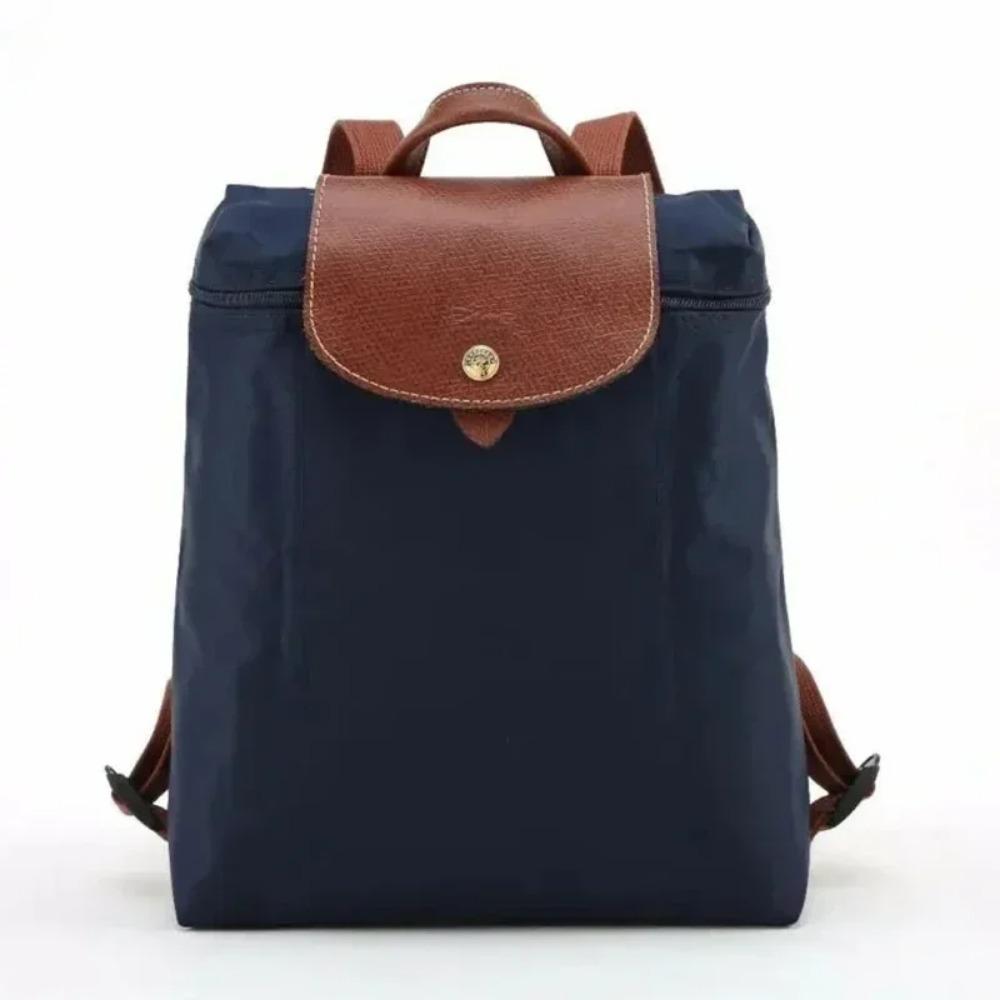 Outdoor-Freizeitrucksack Verstellbare Träger Damen-Schultasche Faltbare wasserdichte vielseitige Rucksäcke Kosmetik-Organizer-Taschen navy blau
