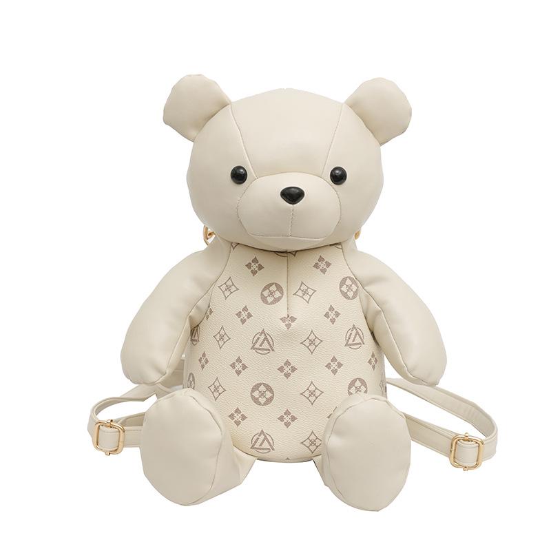 Rucksack im koreanischen Stil mit großem Fassungsvermögen: Wandelbare Einschulter-Schultasche für Mädchen der Unter- und Oberstufe beige