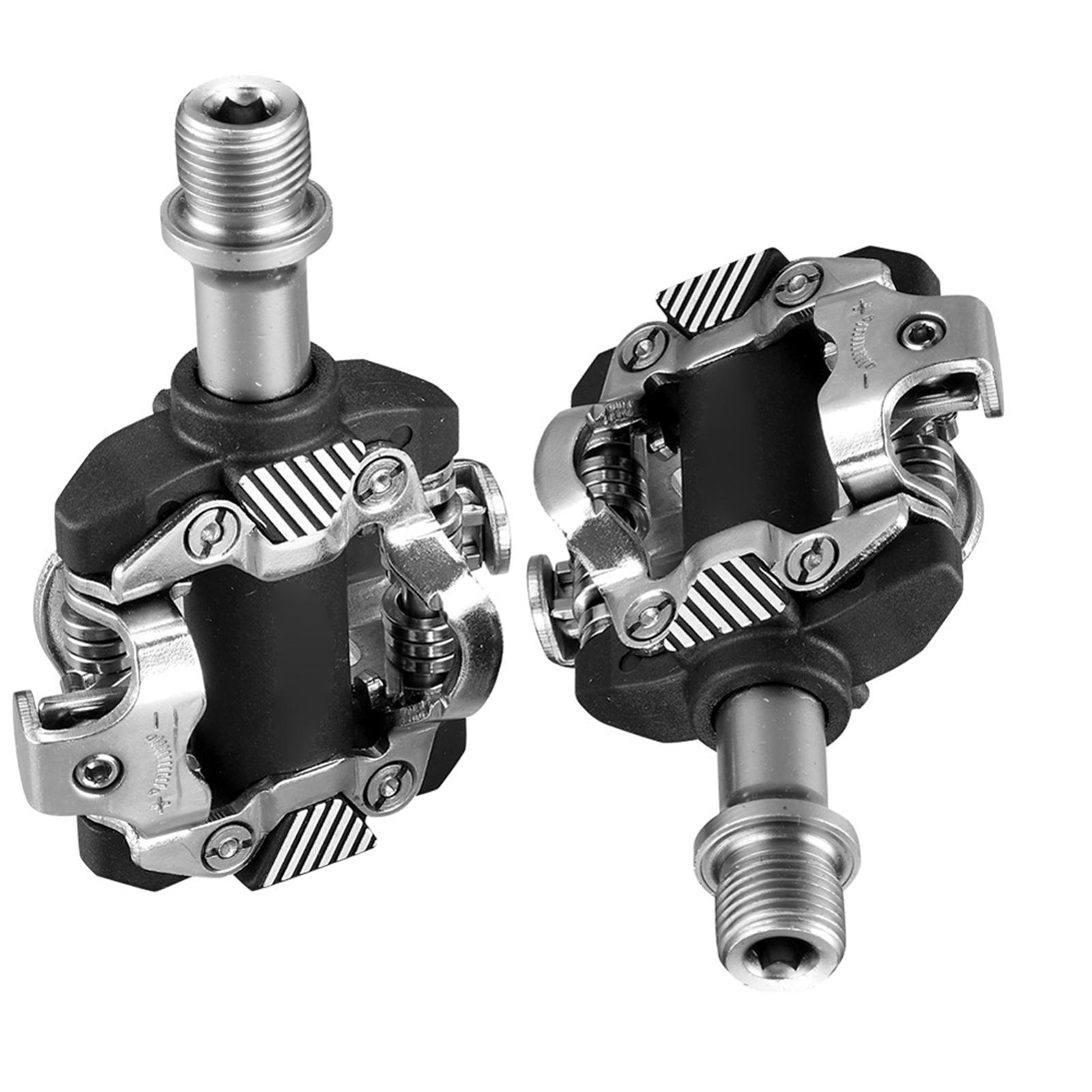 Mountainbike-Pedale Versiegelte Lager Klickpedale Leichtgewicht Dual-Plattform SPD-Pedal 9/16 Zoll für Mountainbike