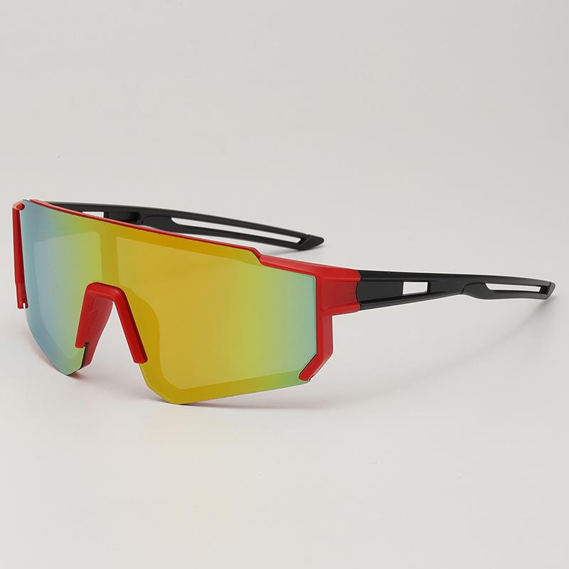 Kinder Radsport Sonnenbrille Kind Fahrradbrille Jungen MTB Bike Brille Mädchen Sport Mode Brille rot