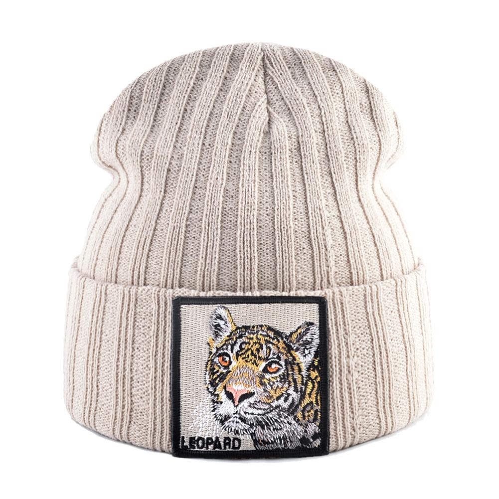 Skullies Beanies Frauen Herbst Winter Streetwear Stricken Mützen Hut Männer Gestrickte Einfarbig Motorhaube Gorras Mit Stickerei Patch Kappe