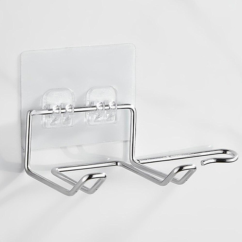 Haartrockner-Halter, Wandmontage, Haarglätter, Trockner-Halter, Badezimmer-Organizer, Aufbewahrungsregal reinfarbig