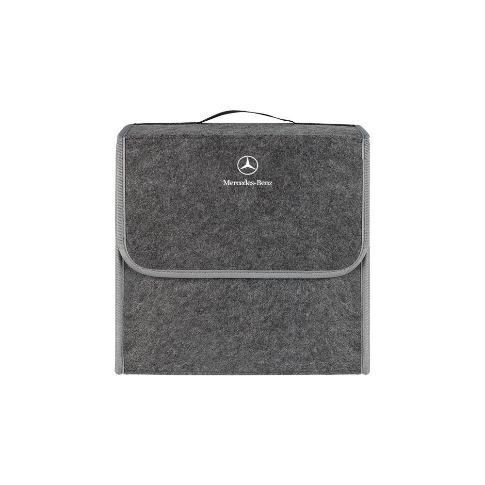 Auto Weiche Filz Aufbewahrungstasche Organizer Autos Faltbarer Kofferraum Autozubehör Für Mercedes Benz AMG GT A C E GLA GLC GLE CLA W203 W204 W205 Grey small benz