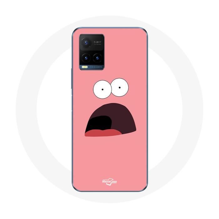 Coque pour Vivo Y21s 2021 / Y21 2021 Patrick Étoile Bob l'éponge rose