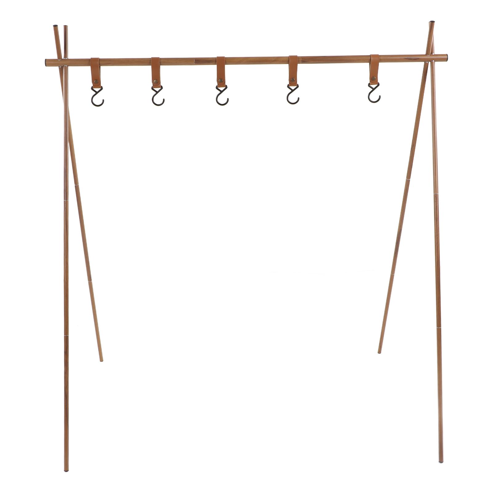 Leichtes Camping Hängeregal Haken Design Aluminiumlegierung Outdoor Camping Hängeregal für BBQ