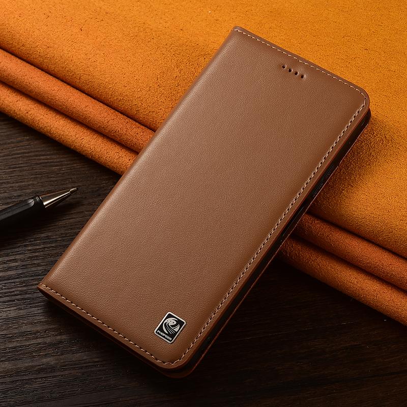 Echtes Napa-Leder Klapphülle für Sony Xperia XZ XZ2 XZ3 XA XA1 XA2 Plus Ultra Premium Kompaktes Handy Kartenhülle Hüllen Xperia XZ2 Compact khaki