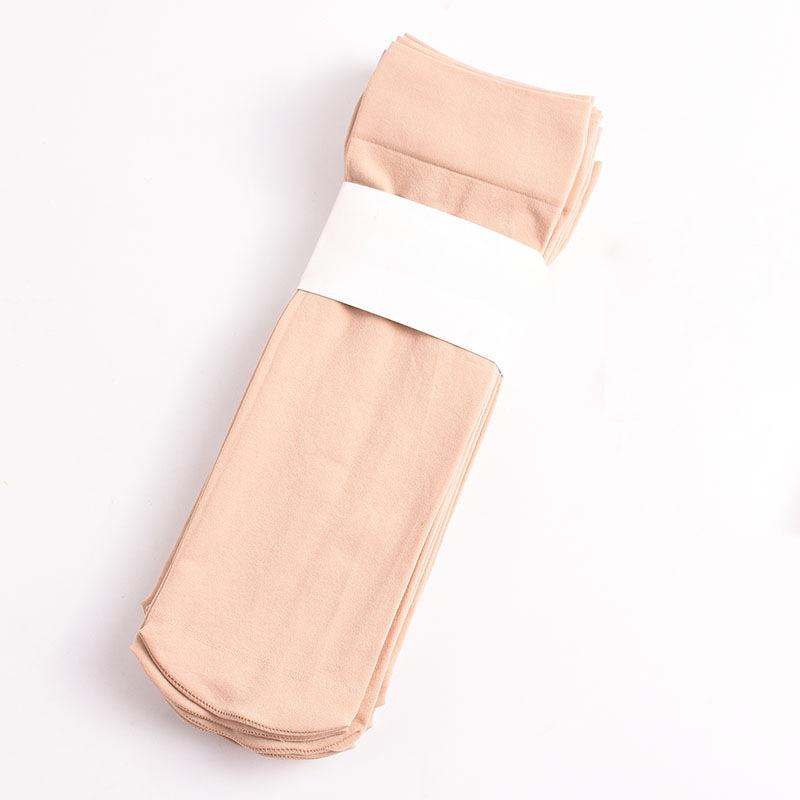 Dicke Strümpfe Frühling und Sommer Dicke kurze Strümpfe Dünne elastische atmungsaktive Socken Damen-Mittelrohrsocken 10pairs nude