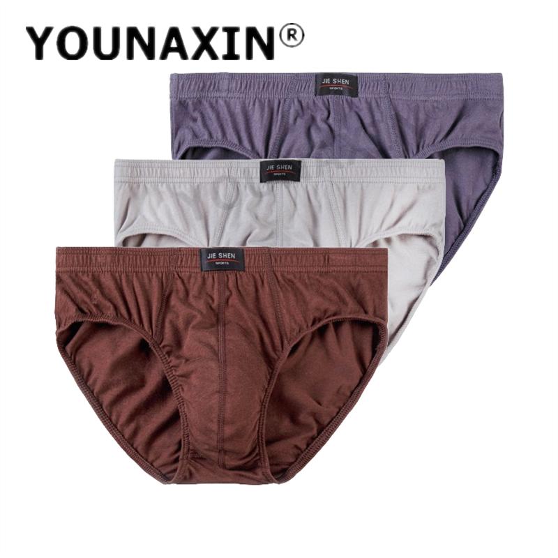 3-teiliges Set Herren-Slips in großen Größen, Unterwäsche aus Baumwolle, Shorts, Unterhosen, atmungsaktive Schlüpfer, L XL 2XL 3XL 4XL 5XL 6XL 7XL 4XL