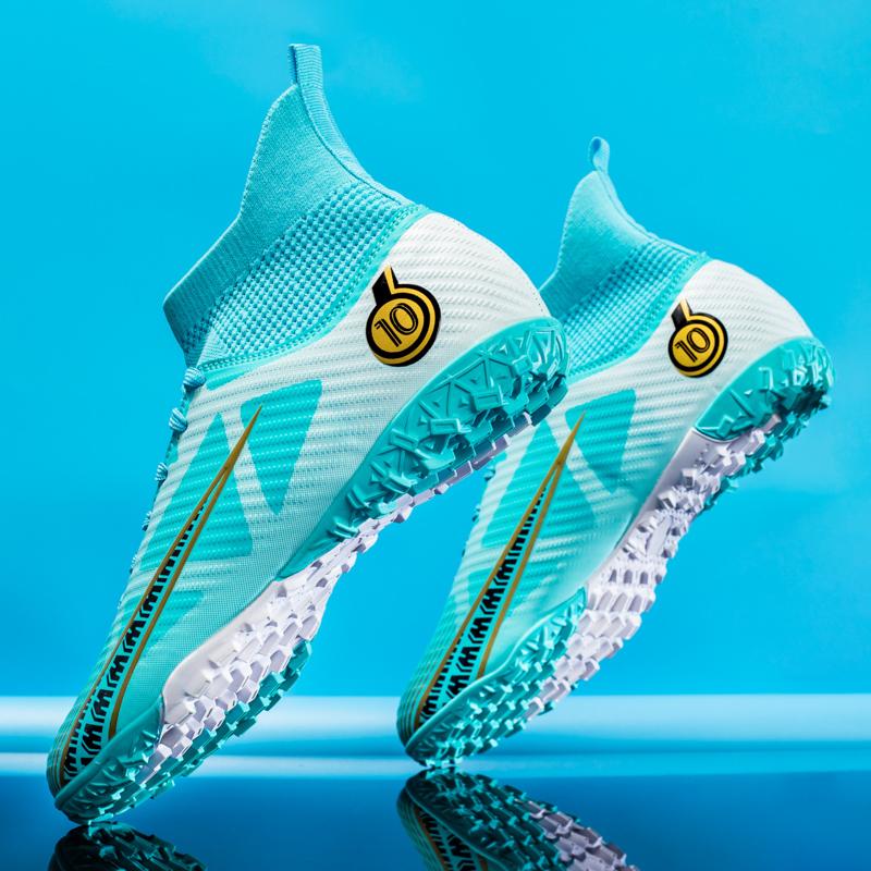 Männer Fußball Schuhe Kinder Fußball Stiefel Frauen Professionelle Fußball Stollen Rutschfeste Chaussure Fußball TF/FG Outdoor Fußball Schuhe 38