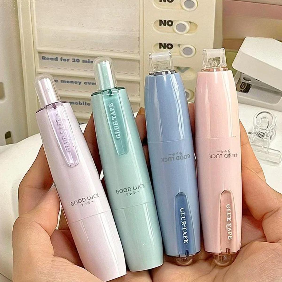 Chic Simplicity Doppelseitiger Kleber für Schüler, DIY-Scprabook-Journal, Klebeband mit hoher Viskosität, Schulbedarf für Schüler grün