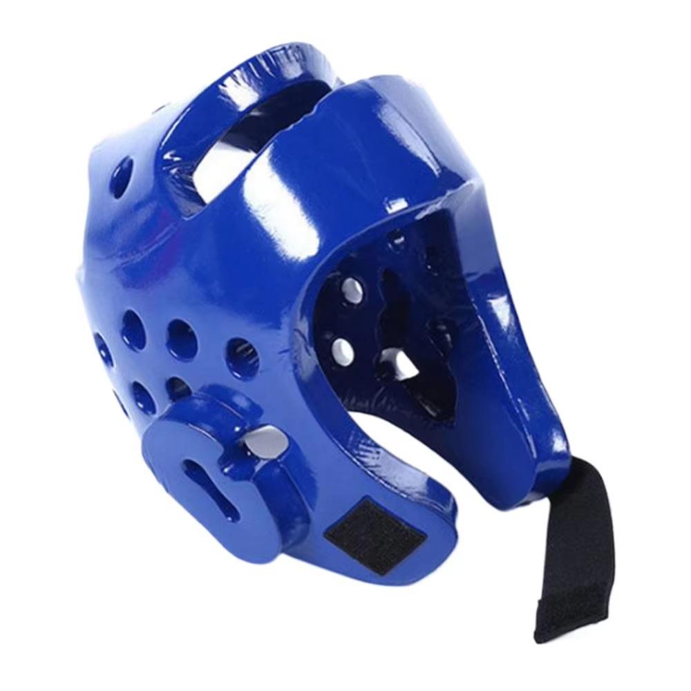 Kopfschutz Taekwondo Helm Ausrüstung Tragbarer Karate Helm Kickboxen Helm Training S blau