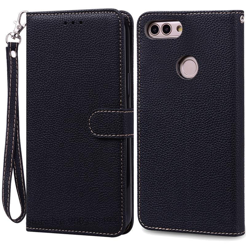 Für Huawei P Smart 2018 Fall FIG-LX1 Leder Brieftasche Flip Fall Für Huawei P Smart Fall FIG-LX1 5,65 zoll Fall coque Fundas Shell P Smart 2018 FIG-LX1