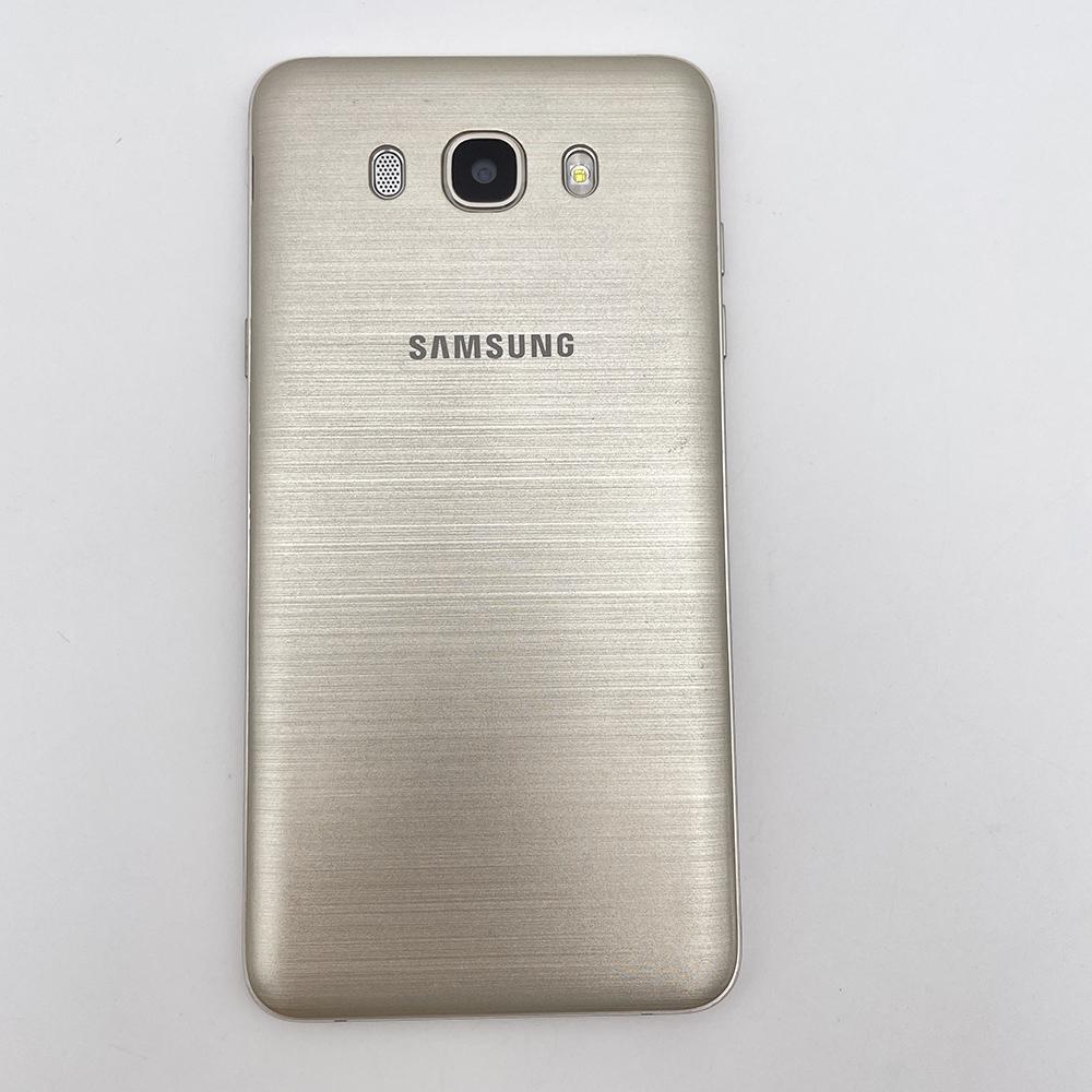 95% neu Aufgearbeitet Samsung Original Samsung Galaxy J7 (2016) J710F 4G 13MP 2GB RAM 16GB ROM Mobiltelefon simple set gold