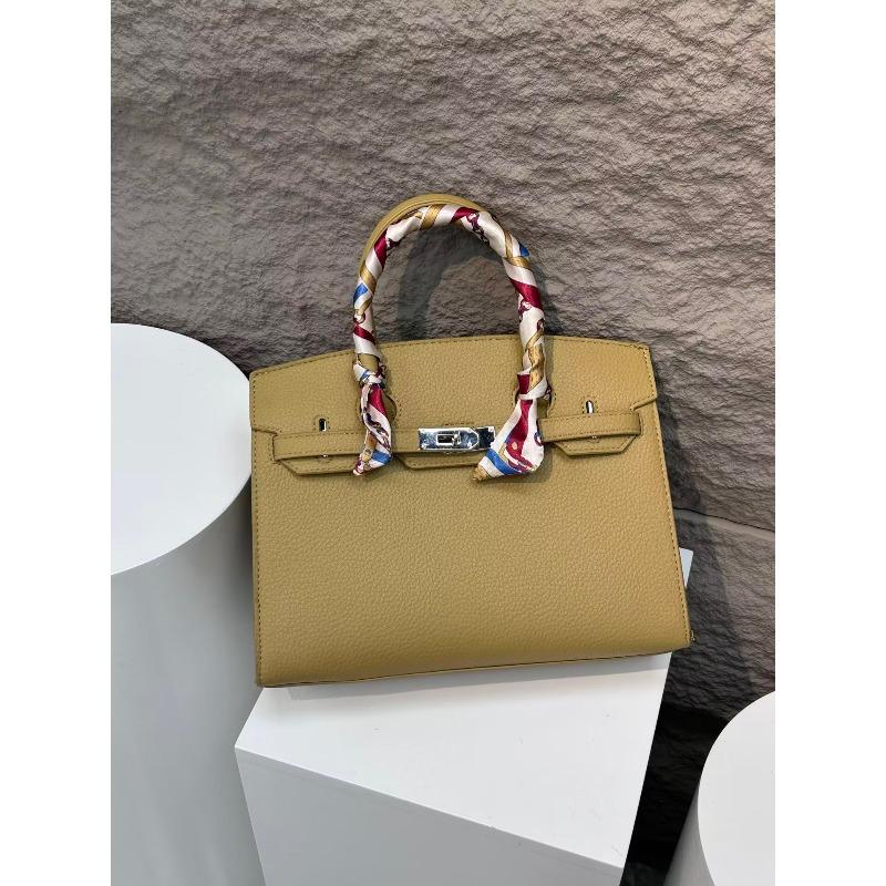 Gefühl neu vielseitig Tasche Schulter Premium Handtasche Freizeit Tasche Damen Tasche Damen Klassisch Schräg Platin 30*23*9 khaki