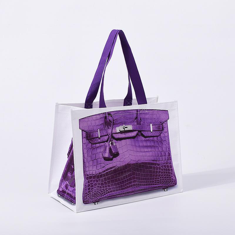 PP-gewebte Tragetasche Ika Einkaufstasche Kreative Auffällige Tasche Tragetasche Lässige Tasche Platin-Tasche Tragbar 70*3.2cm