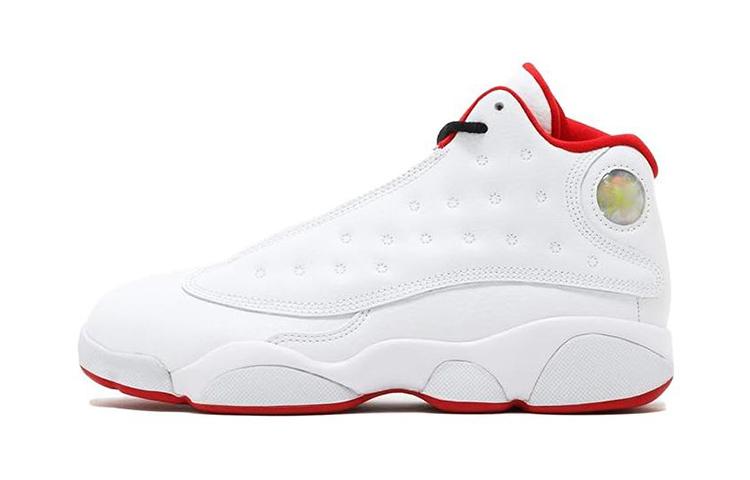Jordan Air Jordan 13 High-Top Kinder-Basketballschuhe Rot Weiß Kinder im Alter von 3-7 Jahren 414575-103 3Y white
