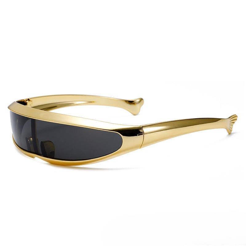Punk Vintage Funktionale Wind Laser Brille Alien Coole Sonnenbrille UV-beständige Sonnenbrille Fahrrad/stt Fotografie Sonnenbrille