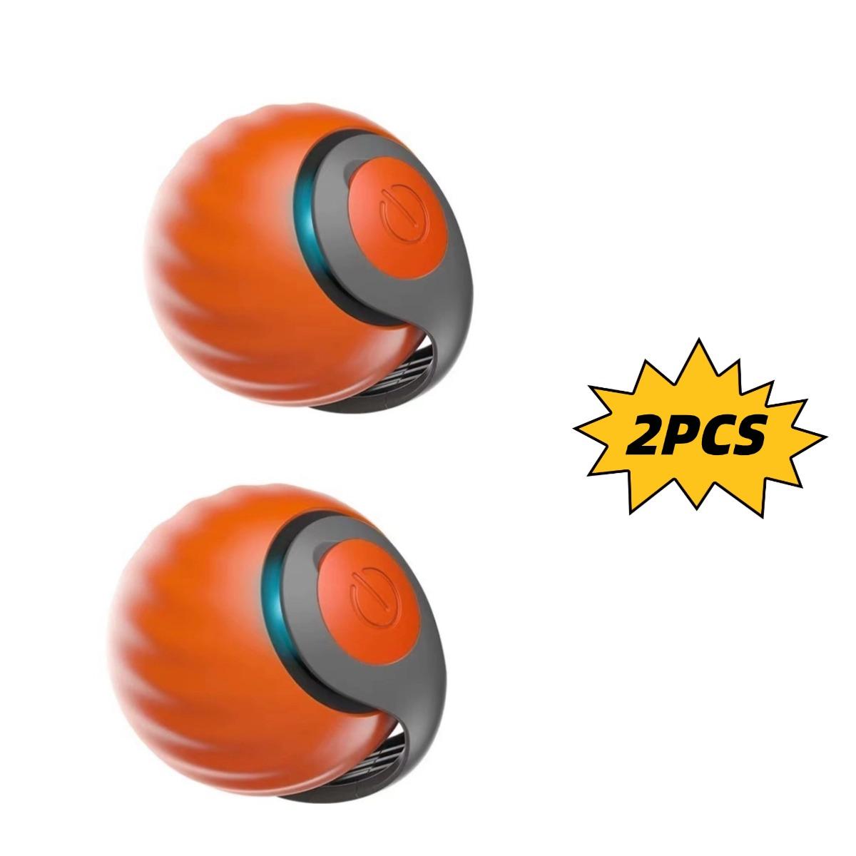2 STÜCKE Katze Interaktiver Ball Spielzeug Wiederaufladbares Smart Haustier Elektrisches Spielzeug Hund Katze Training Maus Imitieren USB Wiederaufladbarer Rollender Chug Ball Haustier Katze Spielzeug 2PCS