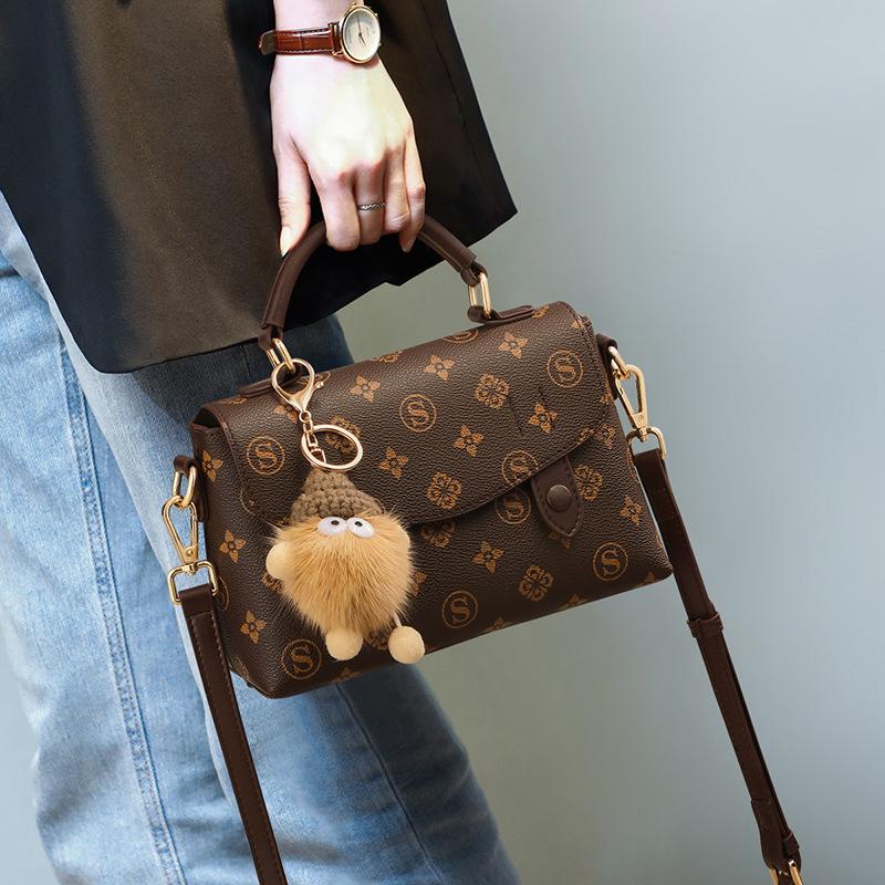 Neue Handtaschen mit großem Fassungsvermögen für Herbst und Winter, modische und vielseitige High-End-Umhängetasche gray
