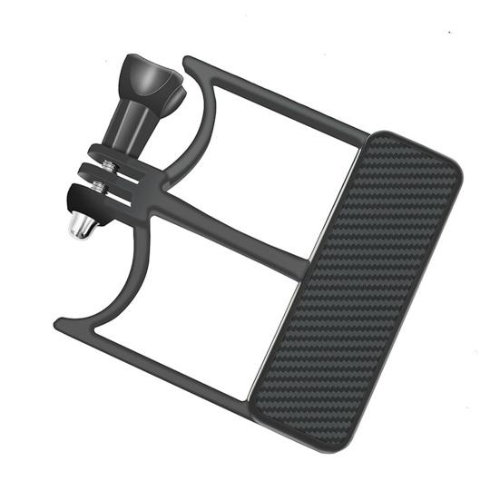 Gimbal-Adapter Erfassen Sie kreative Aufnahmen mit Leichtigkeit, horizontal, vertikal, frei umschaltbarer Adapter für OSMO 6/5/4/3 auf für GoPro Action 4 schwarz