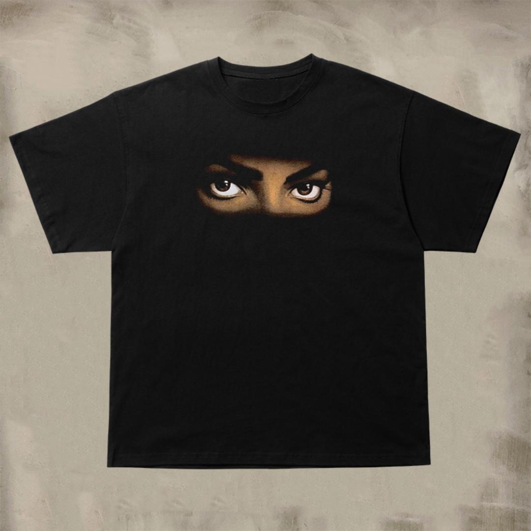 Hommage an Michael Jackson Porträt Druck Herren- und Damen-T-Shirts Sommer Reine Baumwolle Herren-T-Shirt Kinderkleidung T-Shirt Y2k L